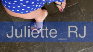 Juliette_RJ is a mercyless Giant, so small people watch out, don´t get on her way 2 clips in one - GIANTESS - FOOT FETISH - TINY PEOPLE - SMALL PEOPLE - GIANT POV - UPPER VIEW - 2 CLIPS - LONG TOENAILS