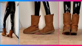 UGGs Cock Crush and Shoejob with Cum