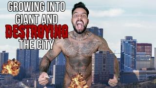 Growing into giant and destroying the city - Lalo Cortez