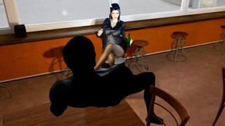 Bigboob coffee shop owner and her BBC guest ( part 01) - 3D Hentai Animation V169