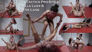 Dirty Tactics Pantyhose Pro-Style: Bella Luxx and VeVe Lane