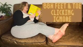 BBW Feet & Toe Clicking Ignore 720p