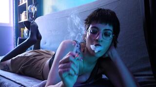 Power smoking 4k | Smoking Astrid