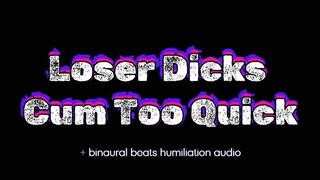 Loser Dick Cums Too Quick (audio ONLY mp4)