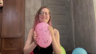 Emma's Sultry Balloon Popping