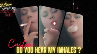 Can you hear my inhales (Smoking 2 corks)