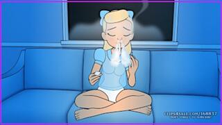 Betty Sneaking Cigarettes: A Girl Starts Smoking Story Part 3 Dark Side Smoking