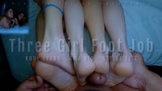 Three Girl Foot Job - Kody, Ama, Stella