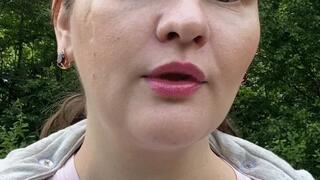 Smoking in park mp4 phone video