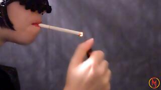 Bad cop smoking Virginia Slims 100s Full flavour