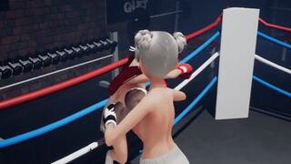 Topless Boxing - Yuna vs Nova