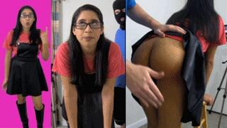 Math tutor eRica gets spanked by her student for not tutoring him well enough to pass