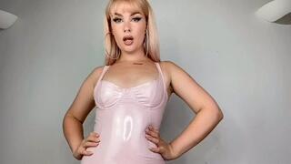 PVC Spit Humiliation For Losers - Shiny Spit Fetish JOI Verbal Humiliation