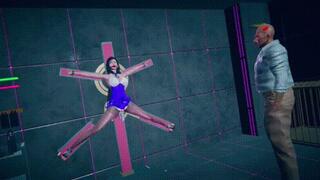 Female Warrior Tifa Domination in front of Her BF