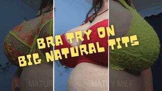 Bra Try On - Big Natural Tits 1080p