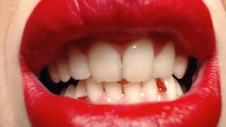 Stasha's sharp teeth