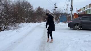 Six pairs from Sexy Nina of High Heels on Slippery Ice, High Heels on Ice Comparison, High Heels on Snow (Other shoes, Part #2)