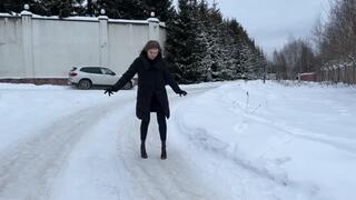 Six pairs from Sexy Nina of High Heels on Slippery Ice, High Heels on Ice Comparison, High Heels on Snow (Other shoes, Part #6)