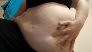 Irreversibly Squishy Belly Play and Jiggles (MP4 HD)