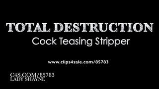 POV Chastity Story Teasing you Like a Stripper in dungeon