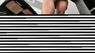 Giantess Teacher Shrinks Student to a Dildo POV Panty Ride