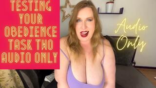 Testing Your Obedience Task Two AUDIO ONLY