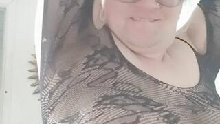 Fishnet Lace Bodysuit Showoff