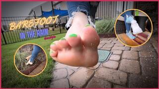 FOOT TEASE WHILE IT RAINS