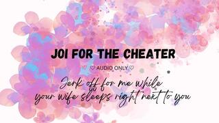 JOI for the cheater (audio only)