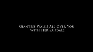 Giantess Walks All Over You With Her Sandals - Mari Merlowe