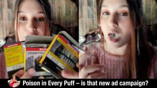 Real Smoking Girl stars in Poison in Every Puff