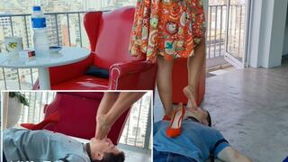 Goddess Kiffa is The sadistic Boss Ep 2 - Sexist employee got foot gagging from Perfect Boss - FOOT WORSHIP - FOOT GAGGING - FOOT DOMINATION - BLACKMAIL - SWEATY FEET - FOOT GAG - SHOE WORSHIP - HIGH HEELS - SMELLY FEET - AMATEUR (720p)