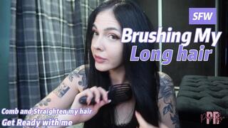 Brushing My Thick and Long Hair: Paigeroseuk SD