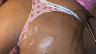 Stripper Twerk Until I Cum On Her Pink Heart Panties - Assjob