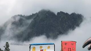 Tinies make mistake Building Home in Mountains 1080