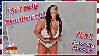 Self Belly Punishment!