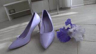 I stomp and crush the iris a