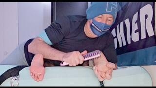 "Oliver's Quick Tickle Therapy Session"