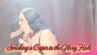 Smoking a Cigar in the Glory Hole - SGL008