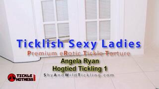 Ticklish Sexy Ladies - Angela Ryan Hogtied Tickling