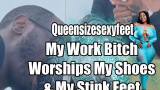 My Work Bitch Worships My Shoes & Stink Feet sneaker worship shoe worship