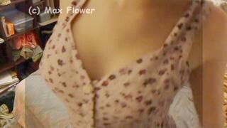 Vintage Clip: Amateur Stripping and Lotioning Nude Body