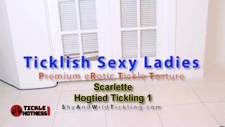 Ticklish Sexy Ladies - Scarlette Sick Hogtied Tickling