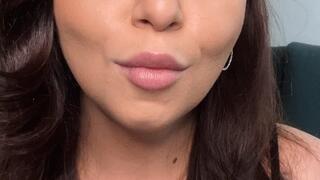 Close up smoking session while I talk dirty