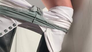 A Shoejob dream comes true - Tramplegirl crushes some food on his cock with riding boots and giving a severe Shoejob until he cums twice - double cumshot and masturbating to an orgasm - pussyview - multi 4k