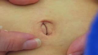 Belly Button Innie To Outie Closeup (mkv)