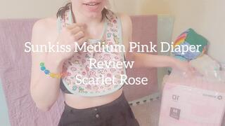 Sunkiss Medium Pink Diaper Review