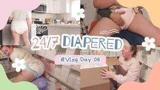 24 7 Vlog | Day 6 - diaper haul, diaper changes & diaper trash!!!