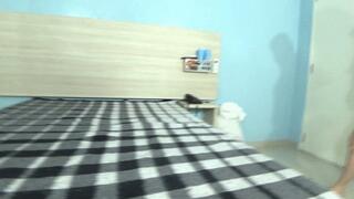Fart showers in the bedroom Part 1 By Scarlet White Cam By Dani Full HD