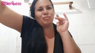 BBW stepmom Body worship